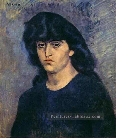 Portrait Suzanne Bloch 1904 Pablo Picasso Peintures à l'huile